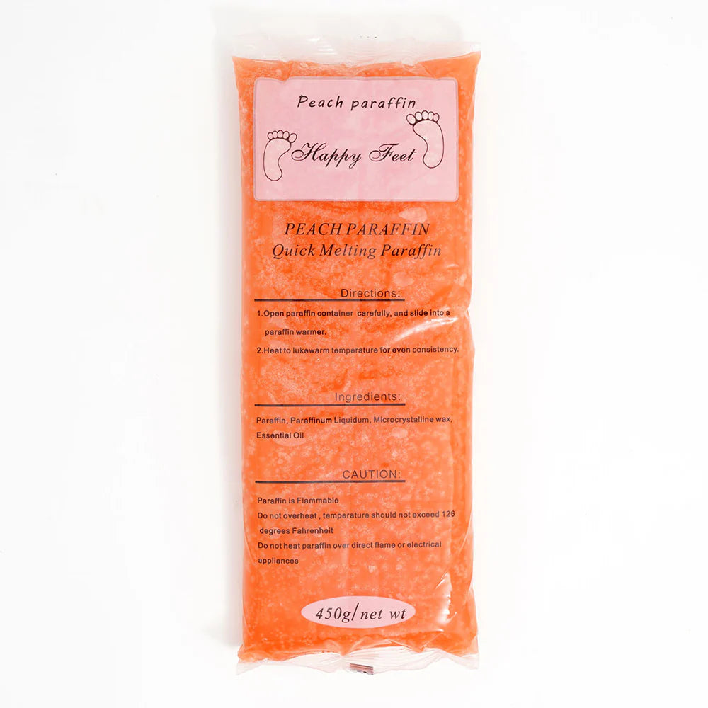 Paraffin wax (quick melt) peach (3 or 6 bricks)