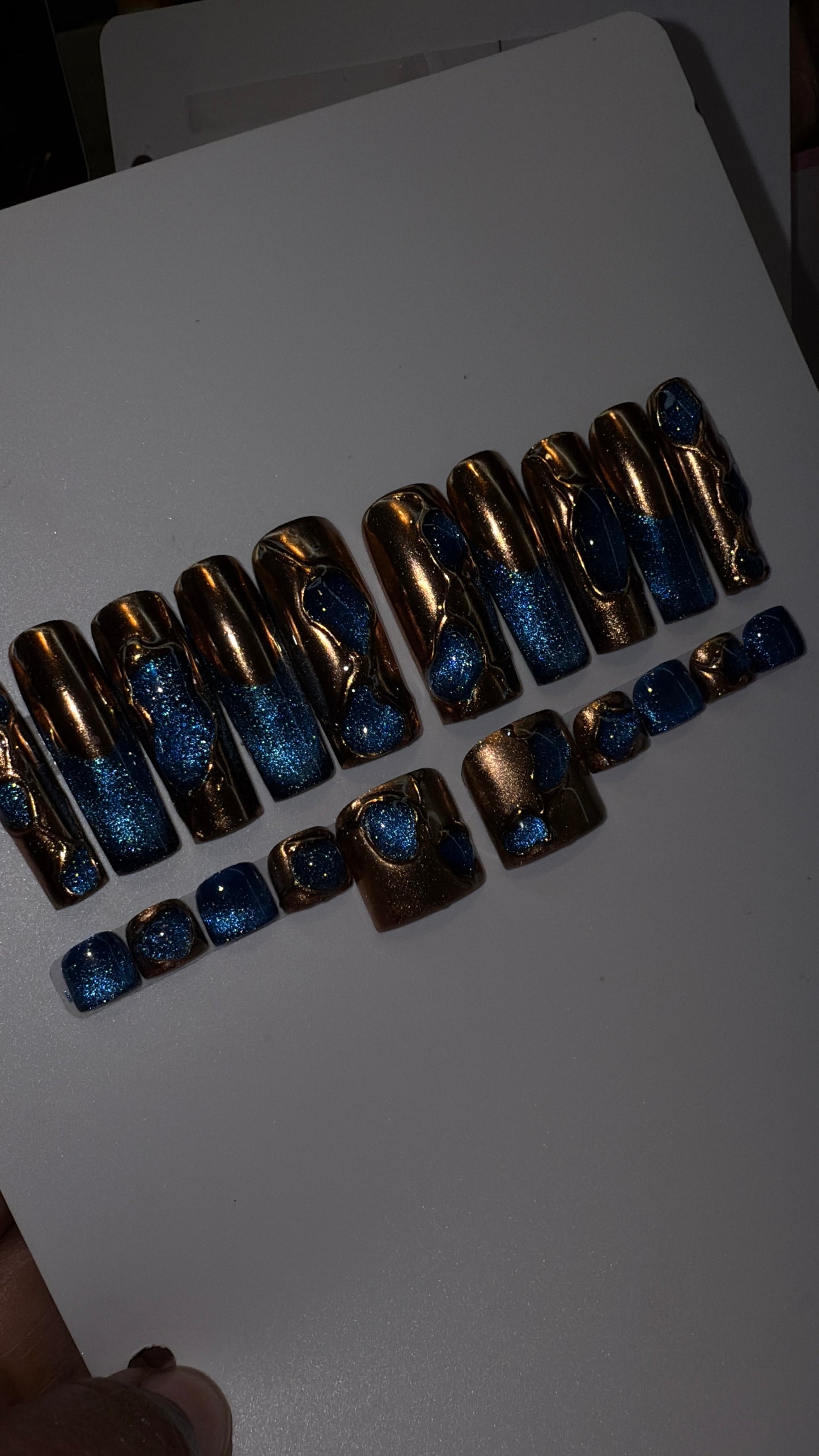 Vibranium set (toes included)